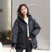2025 Winter Down Padded Jacket Women's Loose Hooded Padded Jacket Casual Thickened Thermal Padded Jacket_ecoleips.com
