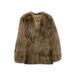 Winter New Mao Mao Thin V-neck Coat Women's Premium Lazy Style Coat_ecoleips.com
