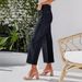 Retro High-Waisted Wide-Leg Women's Jeans Single-Breasted Loose Straight Leg_ecoleips.com