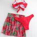 plus Size Tie up Swimsuit 2026 European American Sexy Bikini Beach Dress Style Printed Two Piece Three Piece Set for Vacation_ecoleips.com