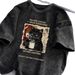 Hip-Hop Washed Vintage Heavyweight Short Sleeve T-Shirt For Men And Women Summer Oversize Retro Trendy Loose Fit Lazy_ecoleips.com