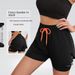 Women's Clothing Sports Shorts Pants Night Running Anti-light Yoga Pants Casual Quick-drying Running Breathable Two-piece Fitness Pants_ecoleips.com