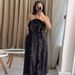 Women's Clothing Elegant Halter Neck Ruffle Suspender Dress For Women Spring European American Style Floral Print Three Dimensional Sleeveless_ecoleips.com