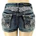 Women's Sexy Embroidered Denim Shorts - High Street Fashion Hot Pants (Sweet & Spicy Summer Style)_ecoleips.com