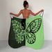 New Quick Drying Beach Skirt For Adults Without Sand Single Sided Butterfly Contrasting Print Portable Blouse Dress_ecoleips.com
