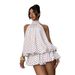 2026 Cross-border European And American Sexy Tutu With Halter Neck, Open Back, Tie Design, Elegant Style, Short Dress_ecoleips.com
