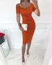 Verve 2025 Spring Summer Women's Fashion Sexy Off-Shoulder Rhinestone Strap Dress Women_ecoleips.com