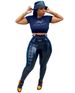 Women's Slim Fit PU Leather Pants Casual Versatile Fashionable Leg Lengthening Autumn/Winter Style Regular Thickness Polyester_ecoleips.com