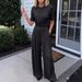 Women's Summer Two-Piece Set Short-Sleeved Loose round Neck T-Shirt And Wide Leg Pants Casual Comfortable Outfit_ecoleips.com