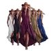 Vintage Boho Floral Print Wrap V-Neck Flounce Hem Zip Front Maxi Dress For Women - Elegant & Comfortable Summer Beach Dress_ecoleips.com