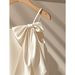 Women's Clothing Plus Size Clothes Large Bow Camisole Drape Vest Backless Faux Silk Gentle Elegant Top Export Style_ecoleips.com