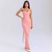 2025 Cross-Border European And American Style Blue Strapless Crop Top + High Waist Bodycon Pencil Skirt Slim Fit_ecoleips.com