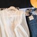 Women's Clothing Women's Ruffled Stand Collar Shirt French Style Luxurious Sophisticated Youthful Stylish Spring Outfit_ecoleips.com