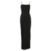 Women's Slim Fit Suspender Dress Waist Cinching Solid Color Slit American European Style 2026 Goddess Style_ecoleips.com