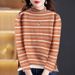 Double-Sided De-Rong Pile Fabric Top With A Puffed Collar Perfect As A Women's Undergarment For Autumn/Winter Seasons._ecoleips.com