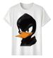 Women's T-Shirts Muscle Freaks T-shirt Daffy Cartoon Style Duck_ecoleips.com