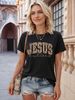 Christian Shirts For Women Faith T Shirts Jesus Religious Graphic Tees Cross Pray Bible Verse Inspirational Tops_ecoleips.com