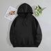 European American Casual Fashion Versatile Hooded Sweatshirt For Women, Spring And Autumn Style, Solid_ecoleips.com