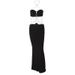 European And American 2026 Summer Hot-Selling New Metal Chain Halter Neck Strapless Hollow Out Dress Women, Wholesale_ecoleips.com