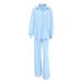 Women's Clothing Loose Cotton And Linen Suits Simple Long Sleeved Shirts And Trousers Two Piece Casual_ecoleips.com