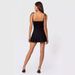 French Court-style Waist-cinching Pleated With Bust Straps, Slim-fit Princess A-line Suspender Dress_ecoleips.com
