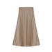 ForloveNancy Summer A-Line Polyester Pencil Skirt - High Waist Office Skirt With Elegant Drape, Comfort Stretch_ecoleips.com