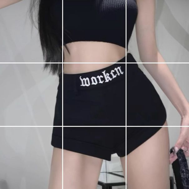 High Waist Embroidered Hot Pants For Women Summer French Style Niche Chic Casual Versatile Shorts Trend 5253_ecoleips.com