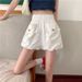 Lantern Shorts Women's Spring And Summer Outer Wear Elastic High-waisted Loose Casual Fluffy Pants_ecoleips.com
