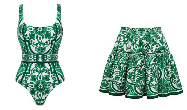 Women's Clothing Step Into Swimsuit Women's Beach Skirt Pants Fashion Women's Printed Suspenders Slim Backless Sexy Skirt_ecoleips.com