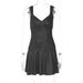 Women's Sexy Low Cut Polka Dot Print Two Piece Set with Sleeveless Tank Top And Mini Skirt European And American Style_ecoleips.com