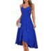Women's Adjustable Spaghetti Strap Cocktail Dress – Slim Fit Ruffle Hem Party Gown For Wedding Guest Or Bridesmaid 2026_ecoleips.com