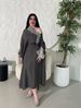 Women's Clothing Women's Lace Kaftan Robe Two Piece Set Autumn/Winter Party Wear For Formal & Casual For Women_ecoleips.com