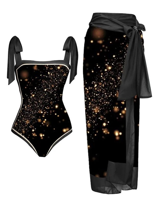 Women's Clothing Swimwear Conservative One Piece Bikini Swimsuit Set Women Wholesale Mesh Cover up_ecoleips.com