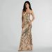 Women's Clothing Long Dress Fashionable Versatile Sequin Sexy Backless Suspender Long Dress_ecoleips.com