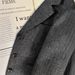 "Gray Wool Herringbone Blazer For Women – Winter Cropped Office Jacket, Slim Fit Professional Blazer With Notched Lapel"_ecoleips.com