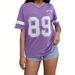 Color Block V-Neck Short Sleeve T-Shirt - Breathable Mesh Loose Fit Sports Top For Men & Women - Trendy Streetwear (White/Black, S-3XL)"_ecoleips.com