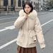 Women's Winter Parka New Style Thickened Fleece-Lined Hooded Coat With Large Pockets, Loose Fit Waist Belt Fashion Outerwear_ecoleips.com