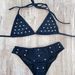 Sexy Halter Neck Three-Point Bikini European American Style Y2K Beach Swimwear Metal Decoration Cross Border Summer_ecoleips.com