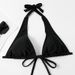 Women's Clothing Strappy Sexy Bikini Sexy High End Solid Color Beach Vacation Swimsuit_ecoleips.com