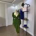 Women's V Neck Long Sleeve Evening Dress Sexy Elegant Bodycon Style Cross Border European American Design Autumn Collection_ecoleips.com