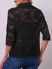 Spring 2026 New Elegant Solid Color Fashion Lace Stitching Small Blazer Women's Top_ecoleips.com