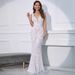 Women's Clothing Popular Sequined Suspender Long Dress,Sequined Dress, Sexy Nightclub Outfit, Wedding Evening Dress_ecoleips.com