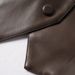 Aria Basics Haining Genuine Leather For Women, 2025 Spring New Style, Sheepskin Vest, V-neck, Slim Fit, Versatile Vest_ecoleips.com