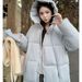 Women's Clothing Ultra-Light Puffer Hooded Coat For Women - Mid-Length Winter Jacket With Cloud-Like Warmth, Straight Cut, Zipper Closure_ecoleips.com