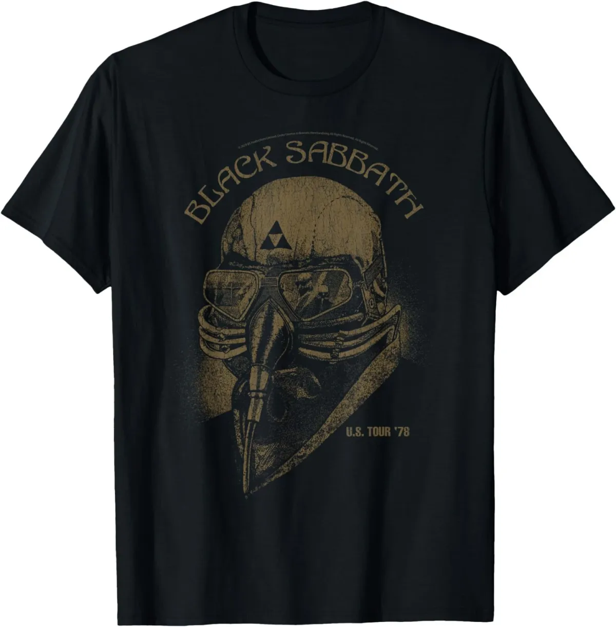 Women's T-Shirts Black Sabbath Official U.S Tour '78 T-Shirt_ecoleips.com
