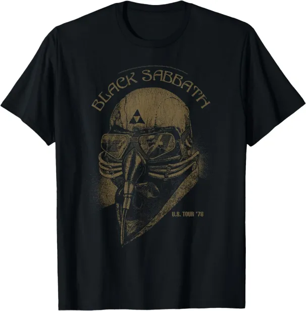 Women's T-Shirts Black Sabbath Official U.S Tour '78 T-Shirt_ecoleips.com