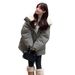 girl Lamb Wool Parka For Women, New Winter 2025 Cotton Jacket, Thickened Slimming Small Size Coat_ecoleips.com