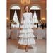 Women's Clothing Women's Sweet Rose Cake Dress Ball Gown Heavy Duty Polyester For Formal & Casual For Women_ecoleips.com
