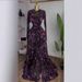 In Stock 2026 Cross-border European And American Women's Clothing: Bell-sleeve Mesh See-through Flocked Pleated Long_ecoleips.com