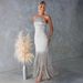 Women's Clothing Summer New Fashion Temperament Solid Color Off Shoulder Tassel Design Tight Hip Dress_ecoleips.com